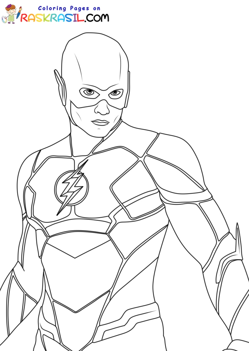 The Flash Coloring Pages Cw Infoupdate