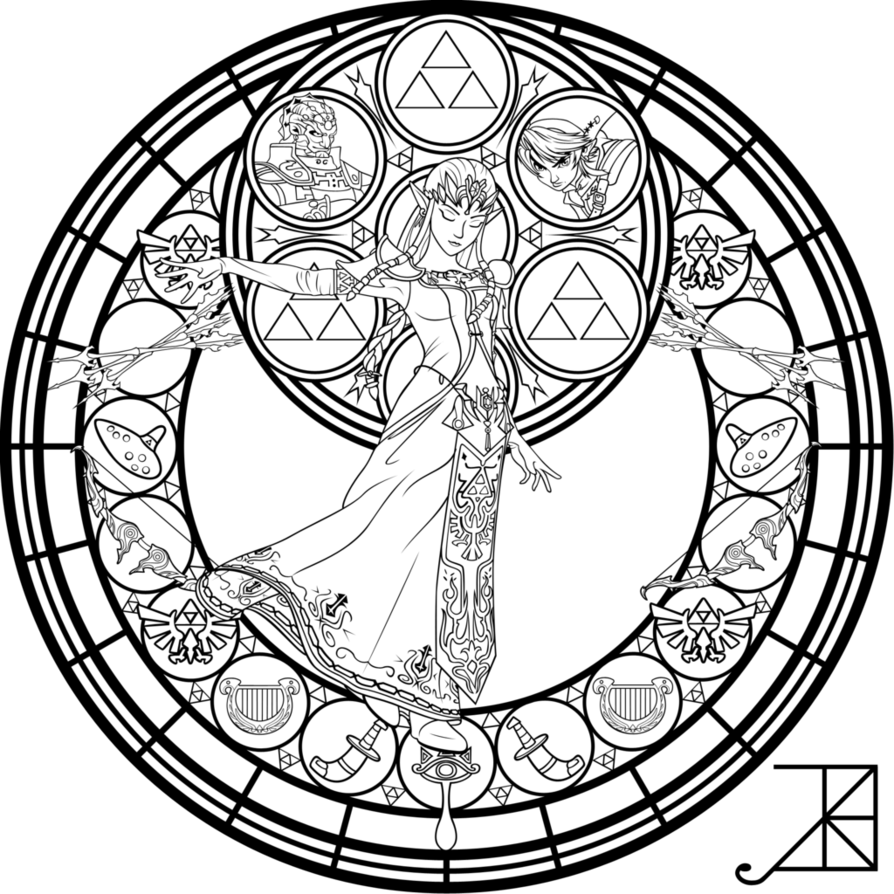 Coloring Pages Of Zelda