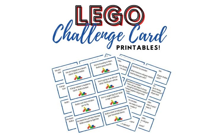 The Lego Challenge Card Printables