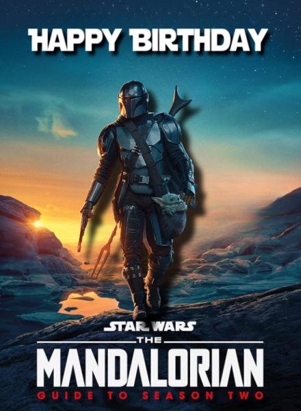 The Mandalorian Birthday Card