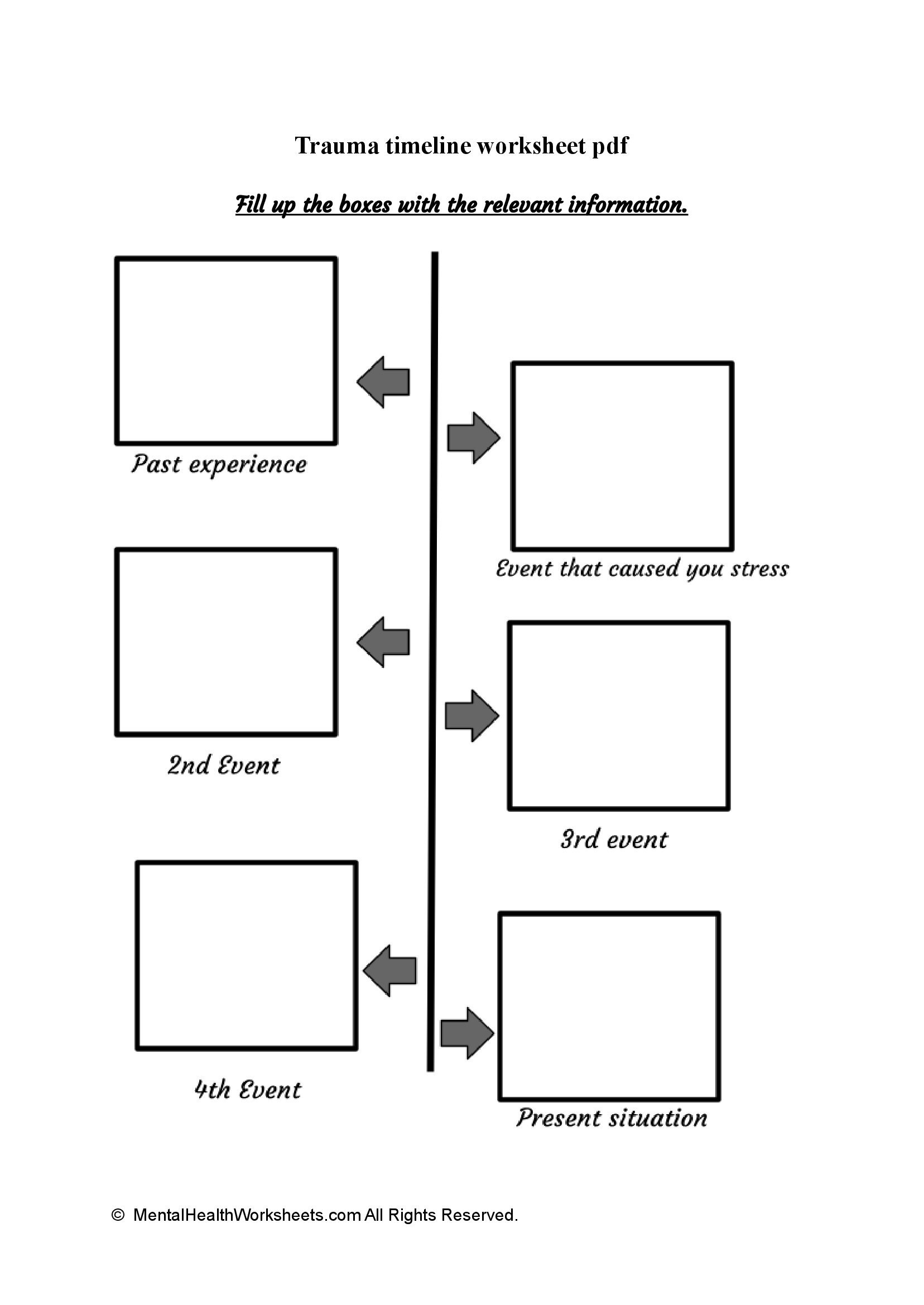 Therapy Worksheets For Trauma DBT Worksheets