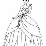 Tiana Coloring Pages 27 Free Printables ColoringAll