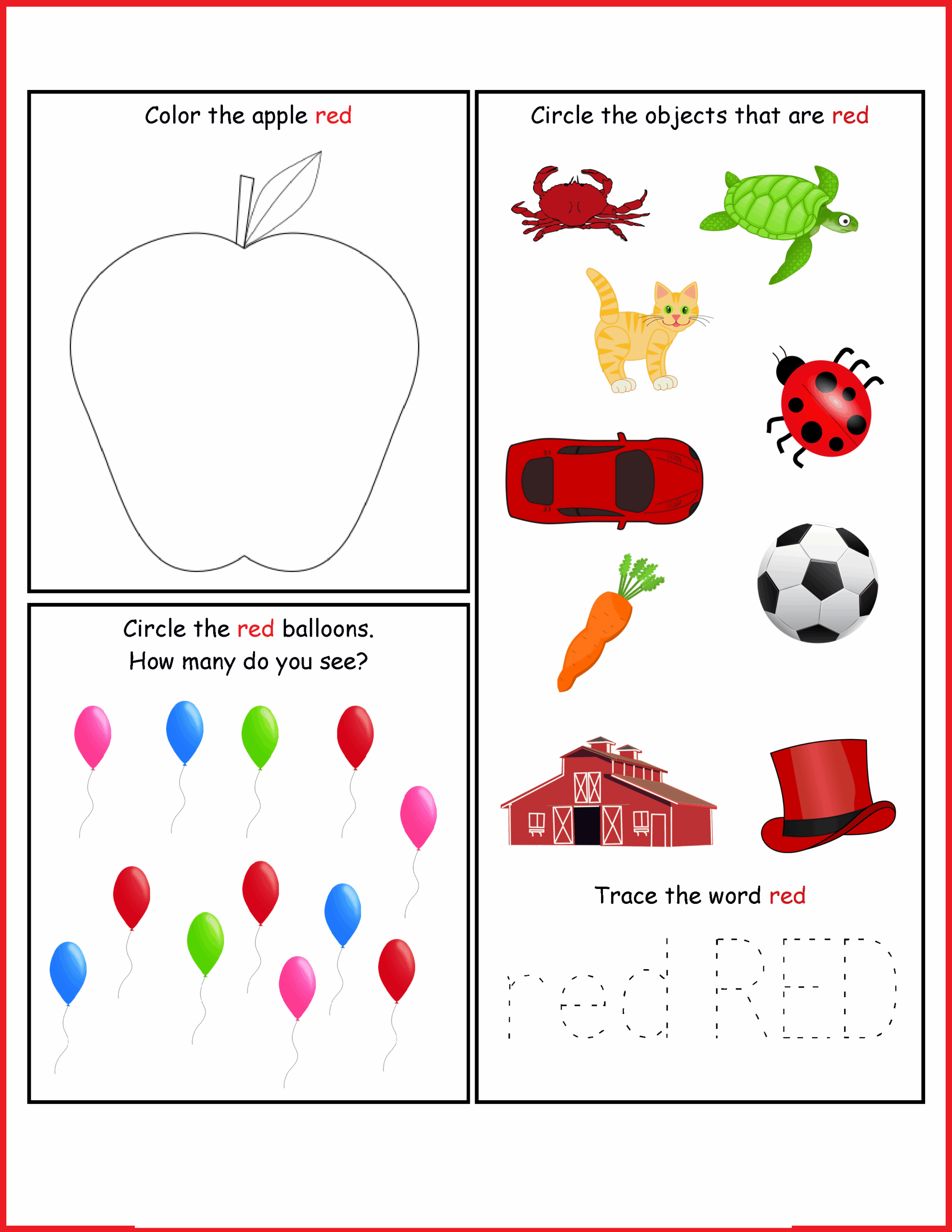 printable worksheet for toddlers