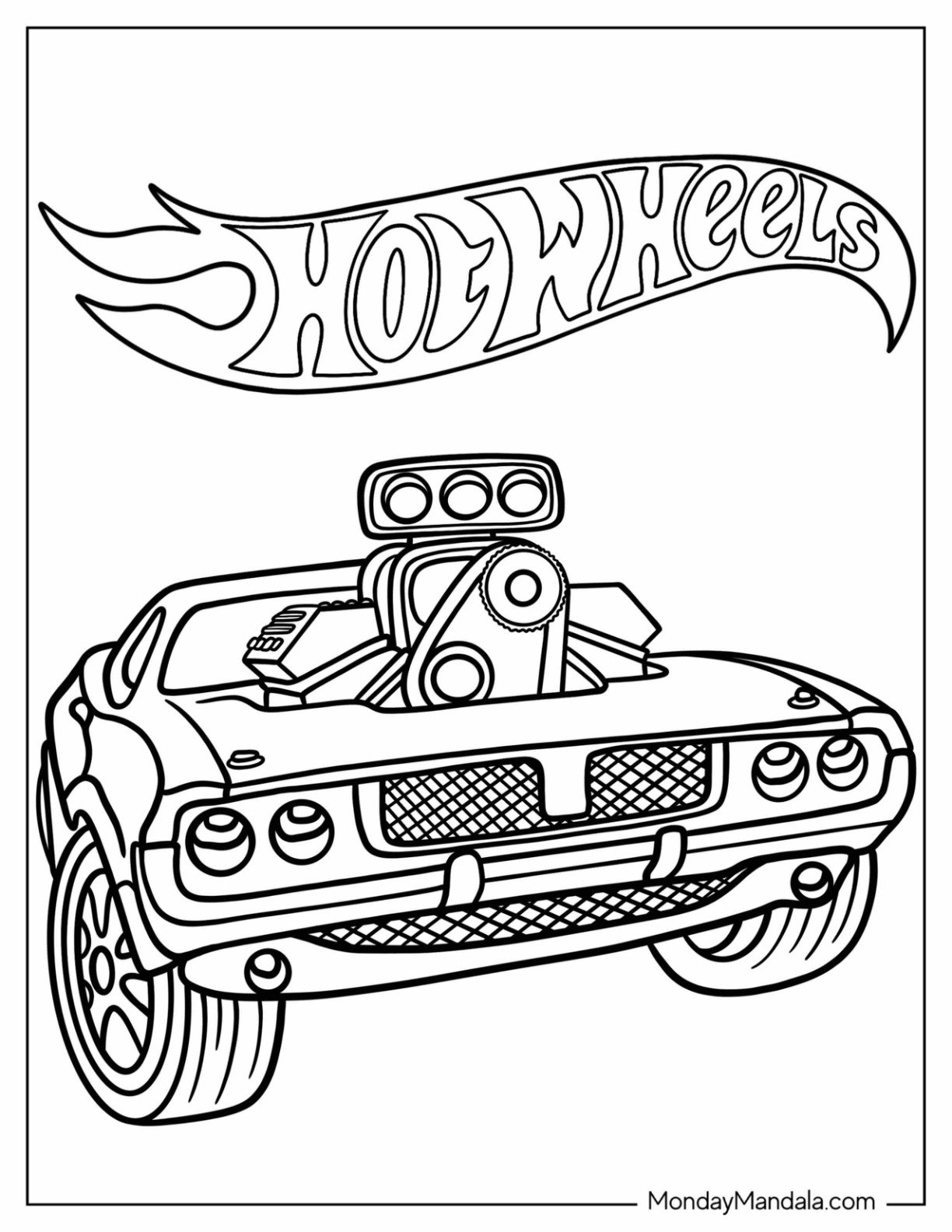 Top 25 Free Printable Hot Wheels Coloring Pages Online Cars 56 OFF
