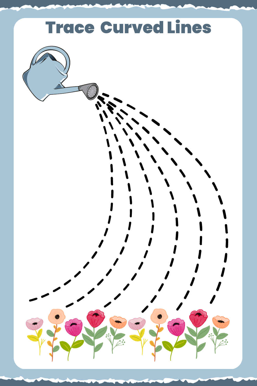 trace lines worksheet