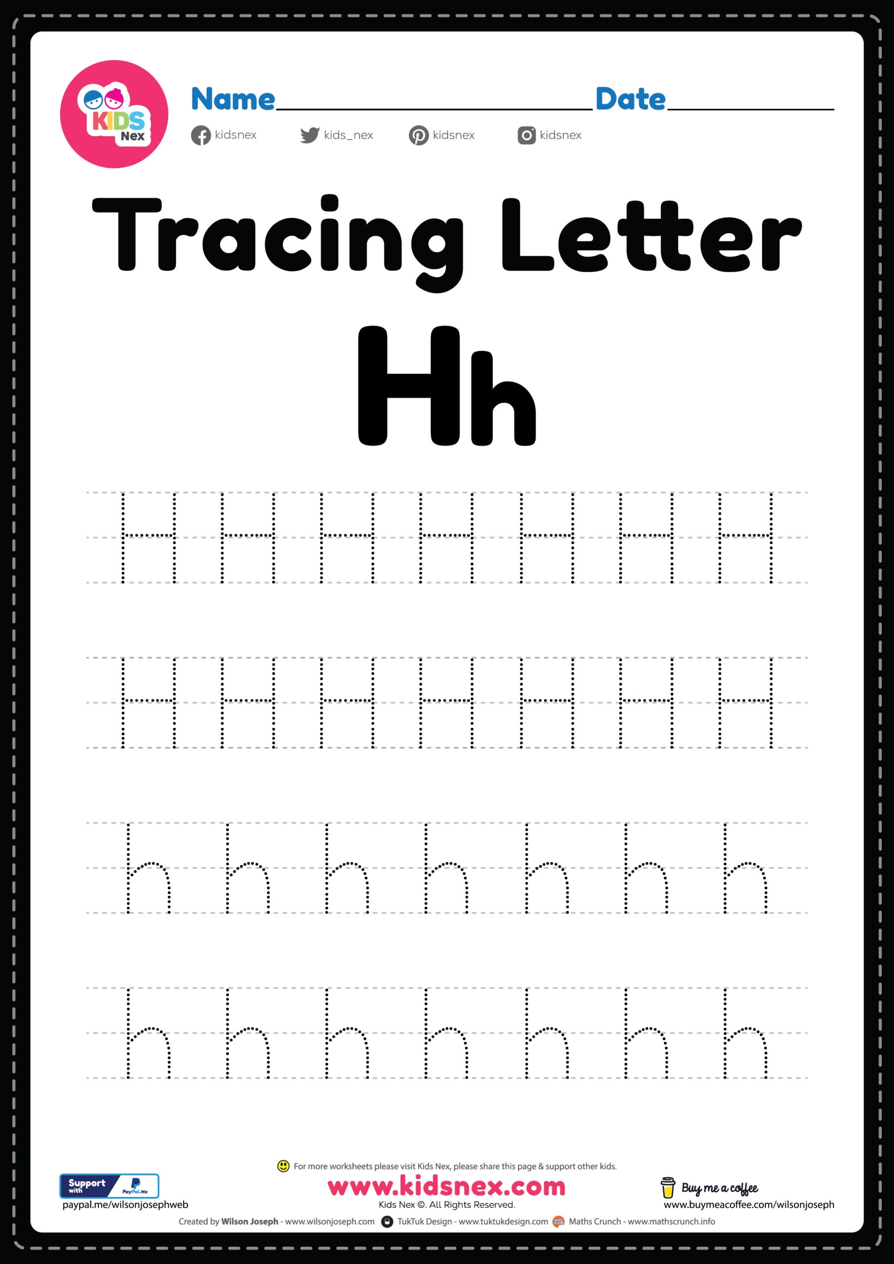 tracing the alphabet worksheet
