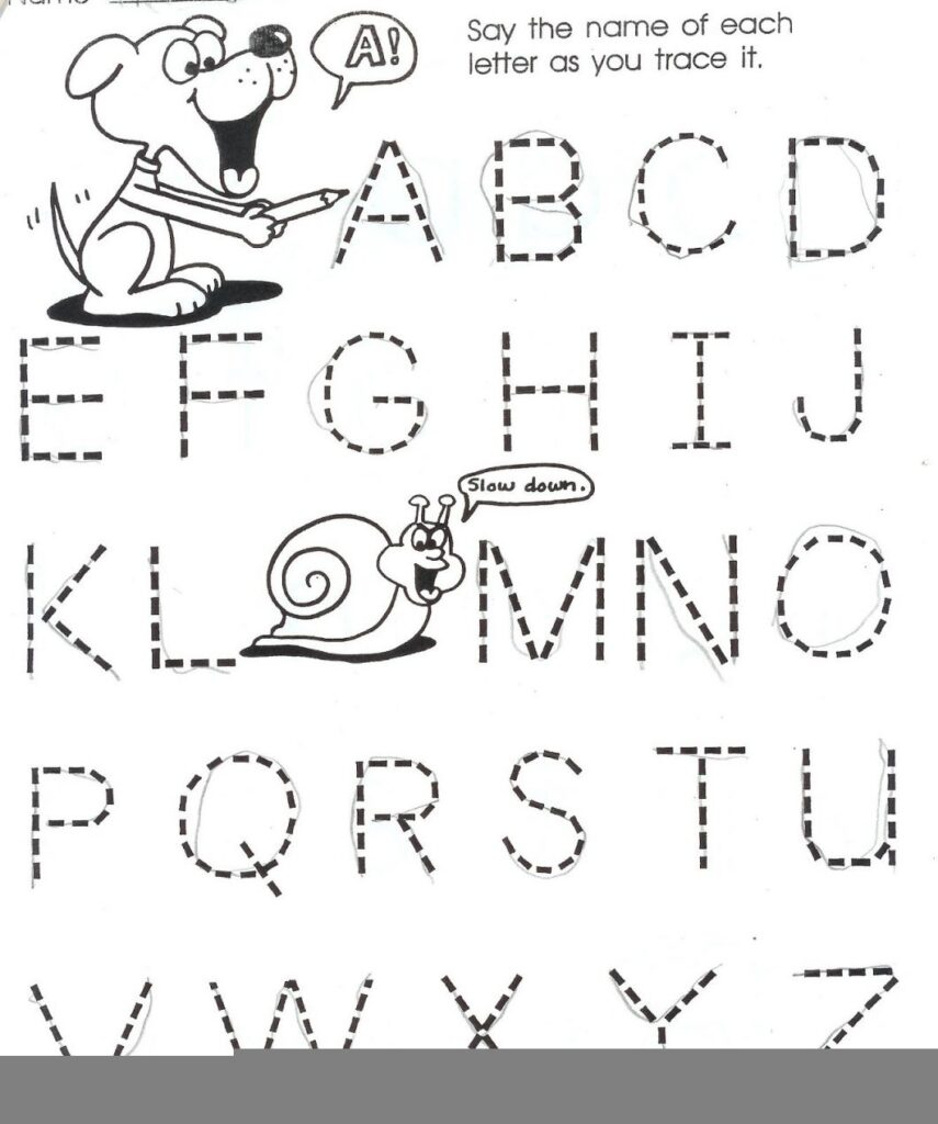 Tracing Worksheets 3 Year Old Fun Kiddo Shelter Printable