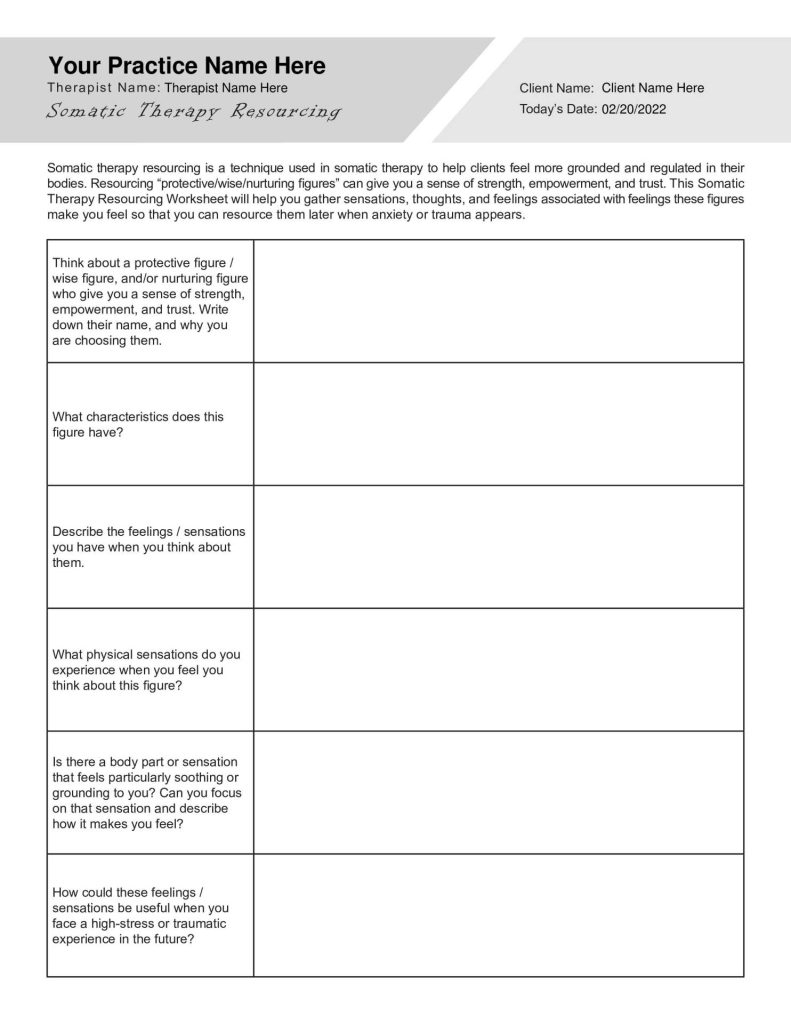 Trauma Informed Social Emotional Toolbox For Children Worksheets Library