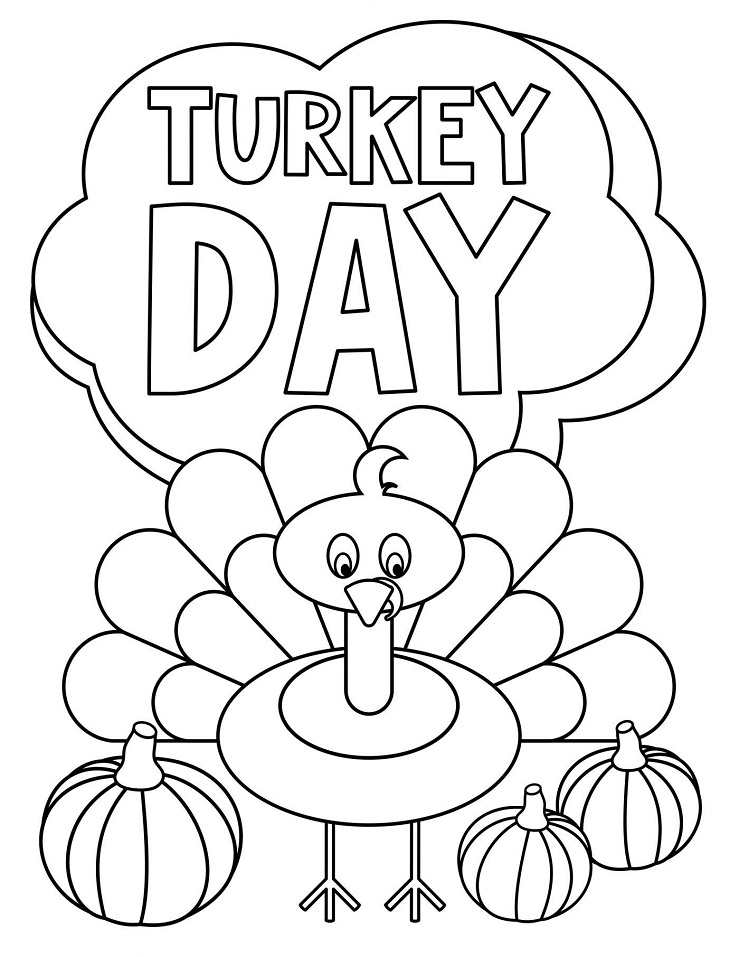 free coloring pages turkey