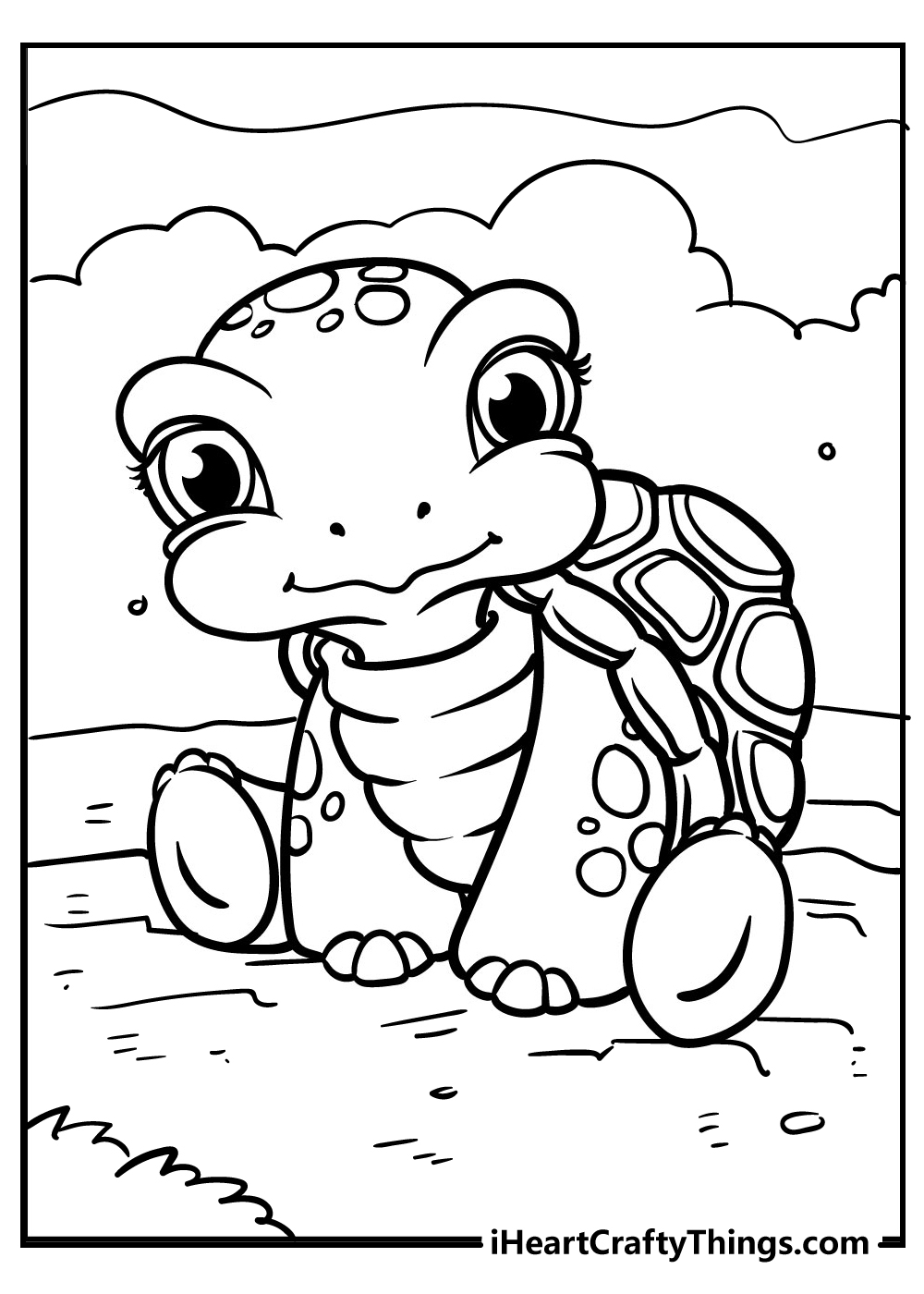 Turtle Free Coloring Pages