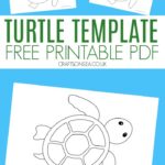 Turtle Template FREE Printable PDF Crafts On Sea Turtle Crafts