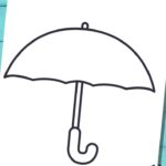 Umbrella Template And Outlines Free Printables Umbrella Template
