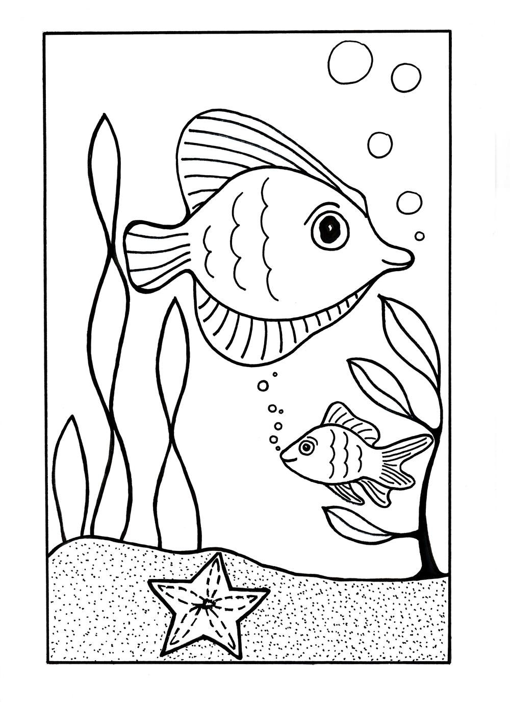 Under The Sea Coloring Sheets