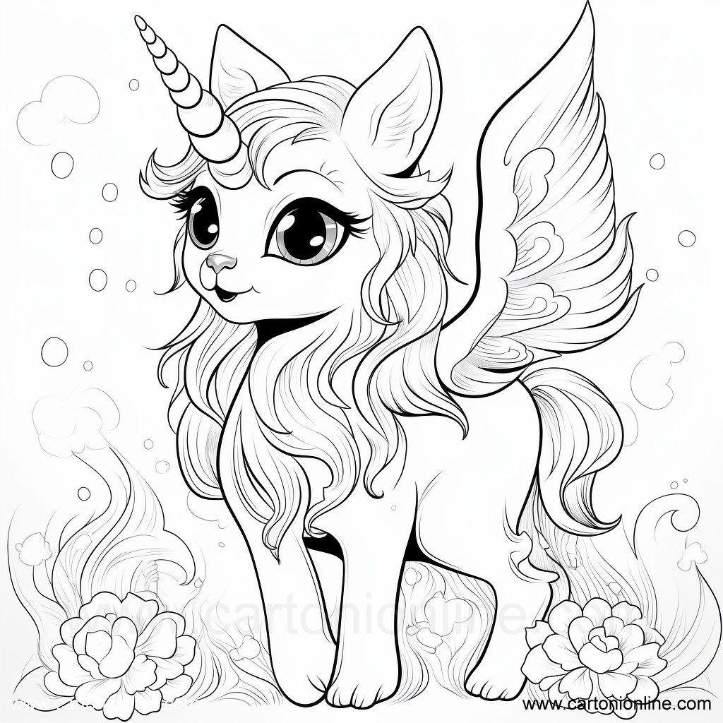 Kitty Cat Coloring Page