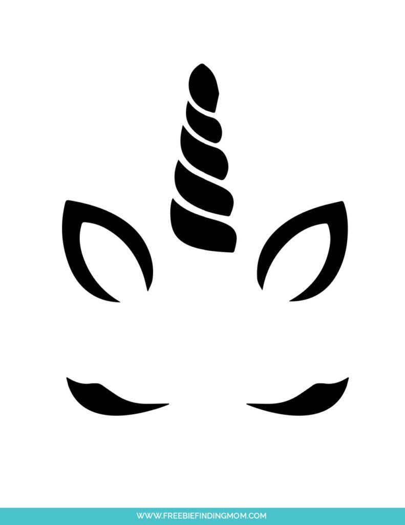 pumpkin face template free printable