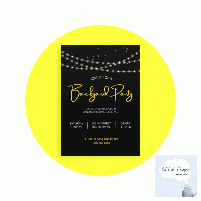 Unmissable Check Out This Backyard Party Invitation Template Birthday 