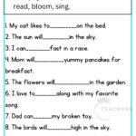 Verb Worksheets For Grade 2 Worksheets Library