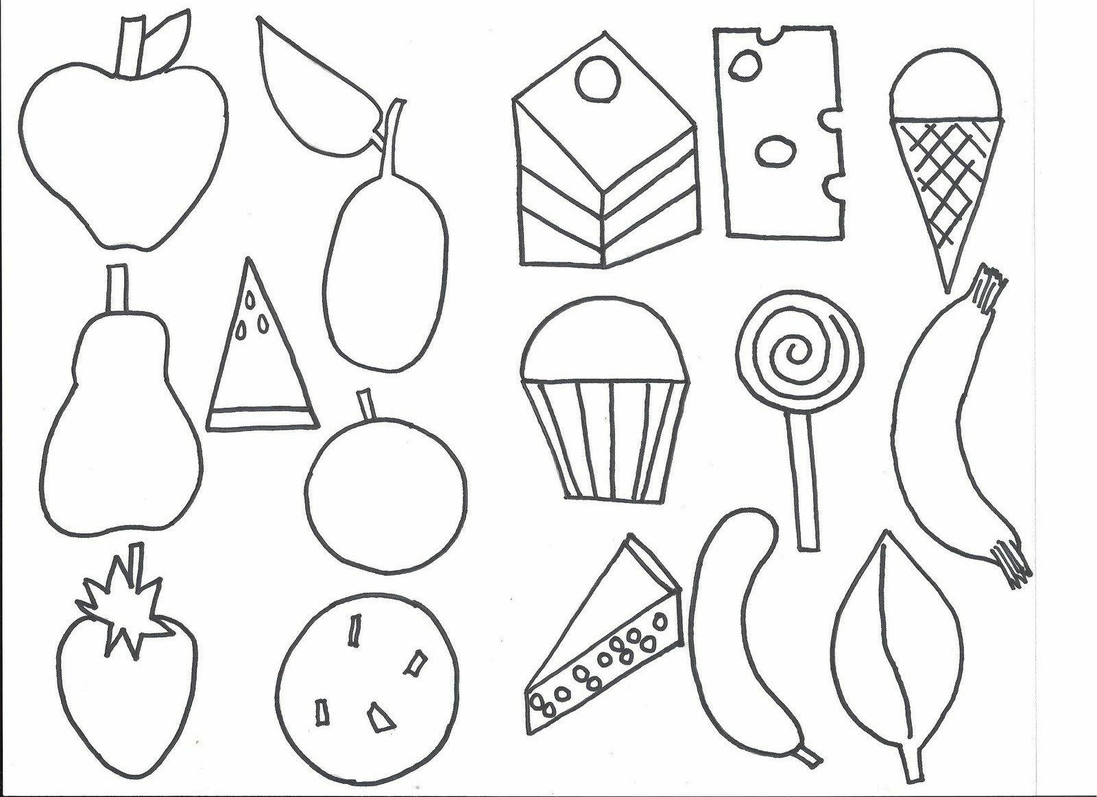 Very Hungry Caterpillar Coloring Page To Download And Print For Free 