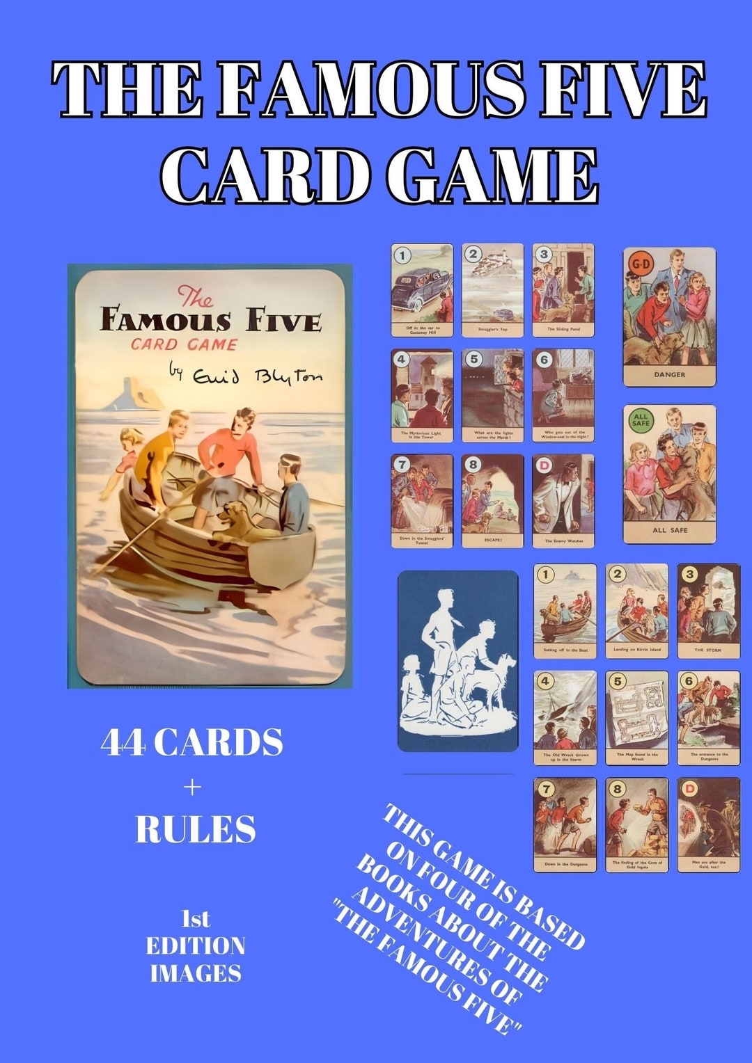 Vintage Card Game Printable PDF Instant Digital Download The Etsy