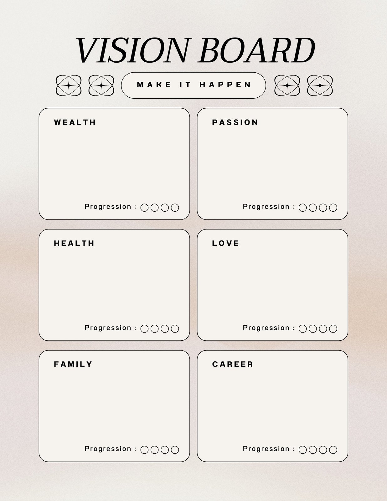 printable vision board worksheet pdf