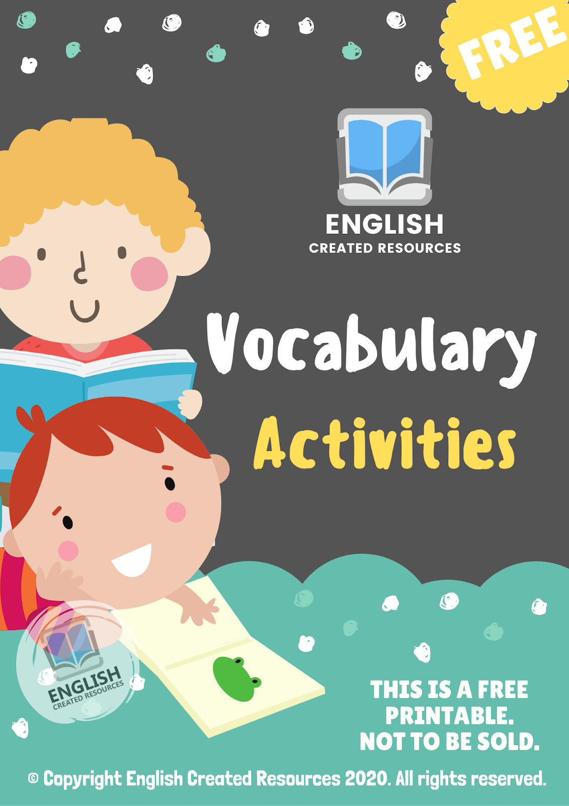 printable vocabulary activities pdf