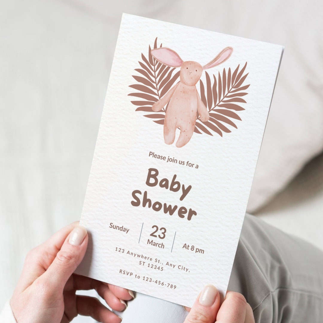babyshower invitation template