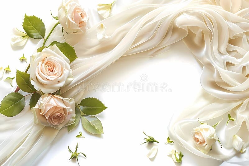 Wedding And Betrothal Card Design Generated Ai Stock Illustration 