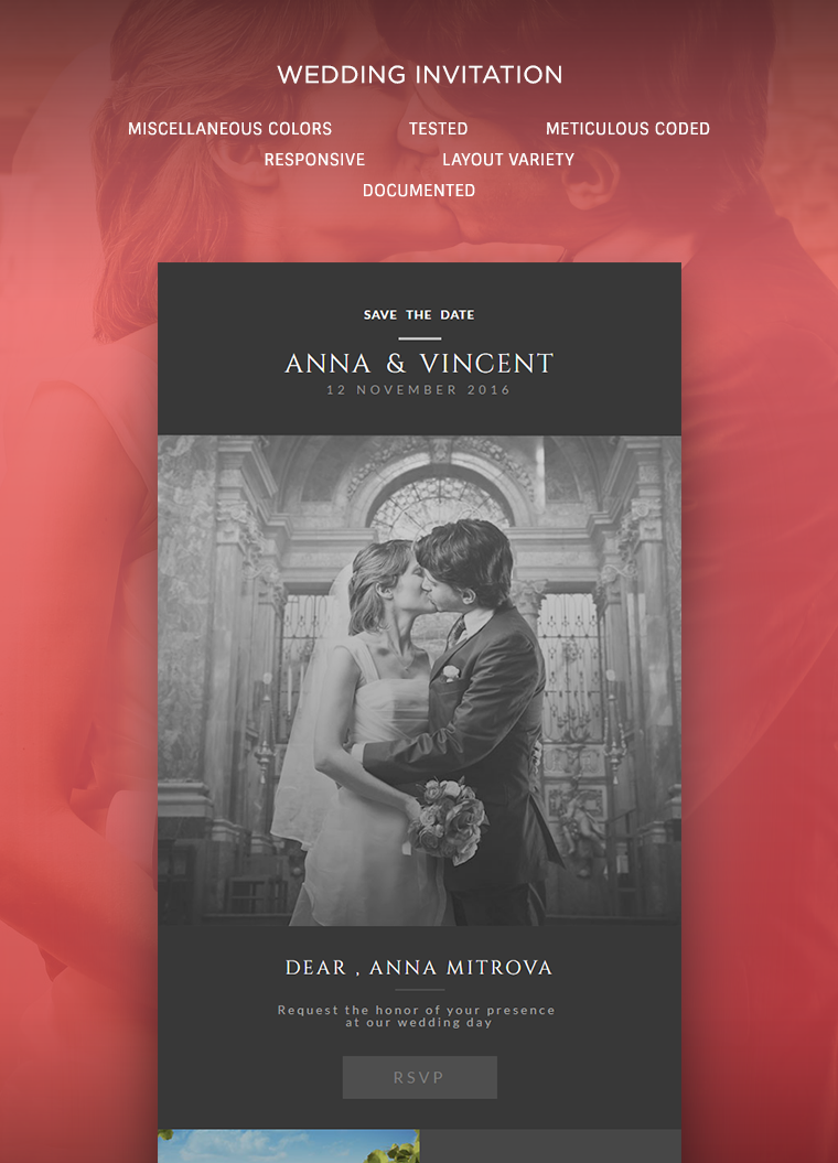 Wedding Invitation Email Template Buy Premium Wedding Invitation Email 