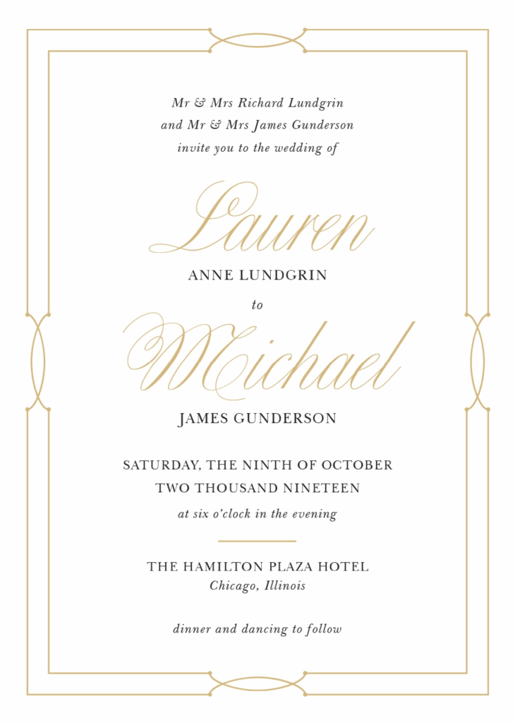 Wedding Invitation Etiquette