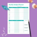 Weekly Budget Planner Templates Download PDF Worksheets Library