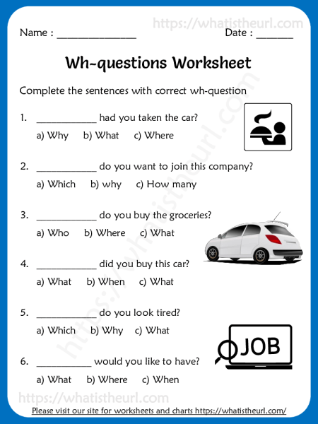 wh questions worksheets