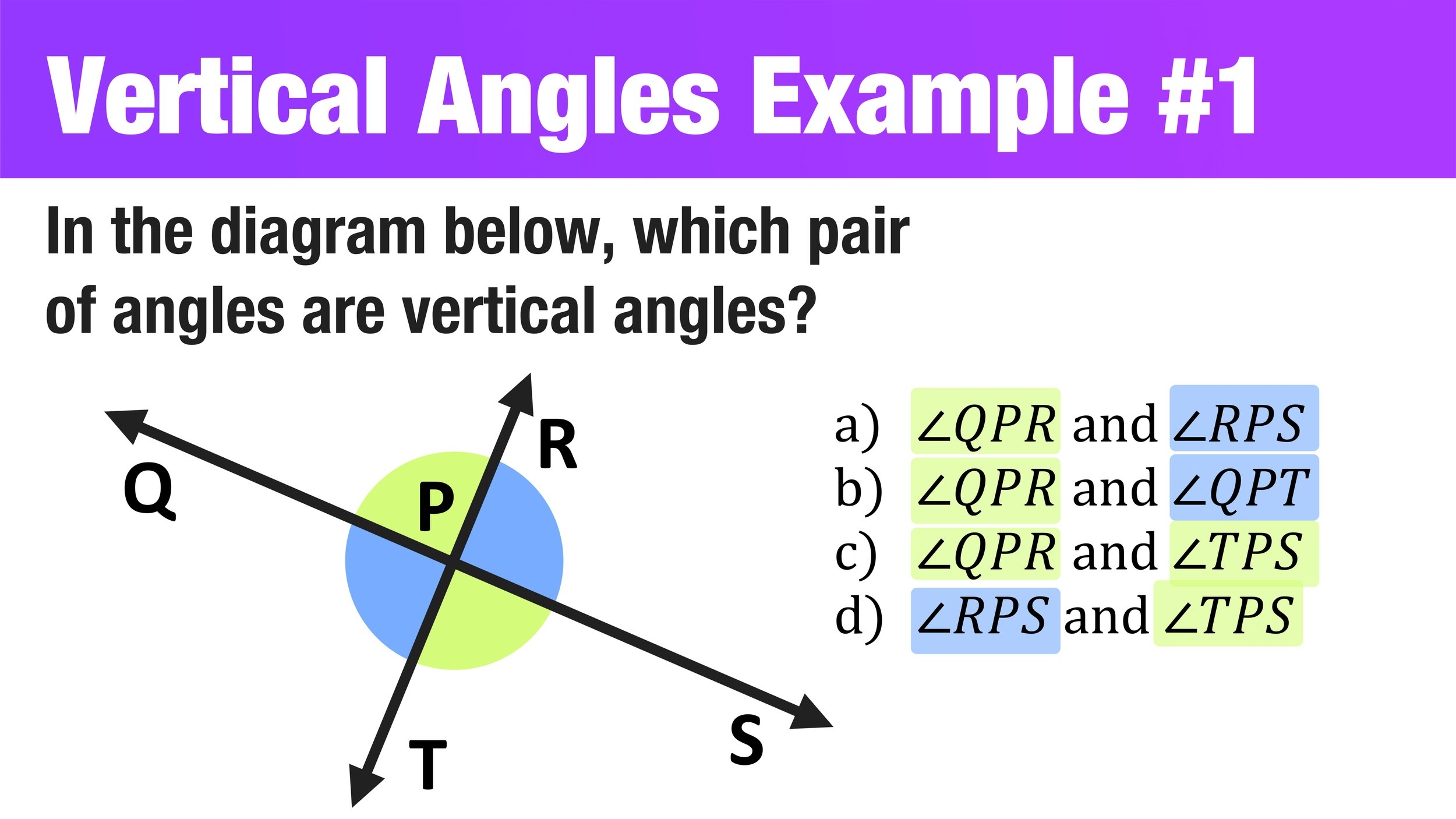 vertical angles worksheet