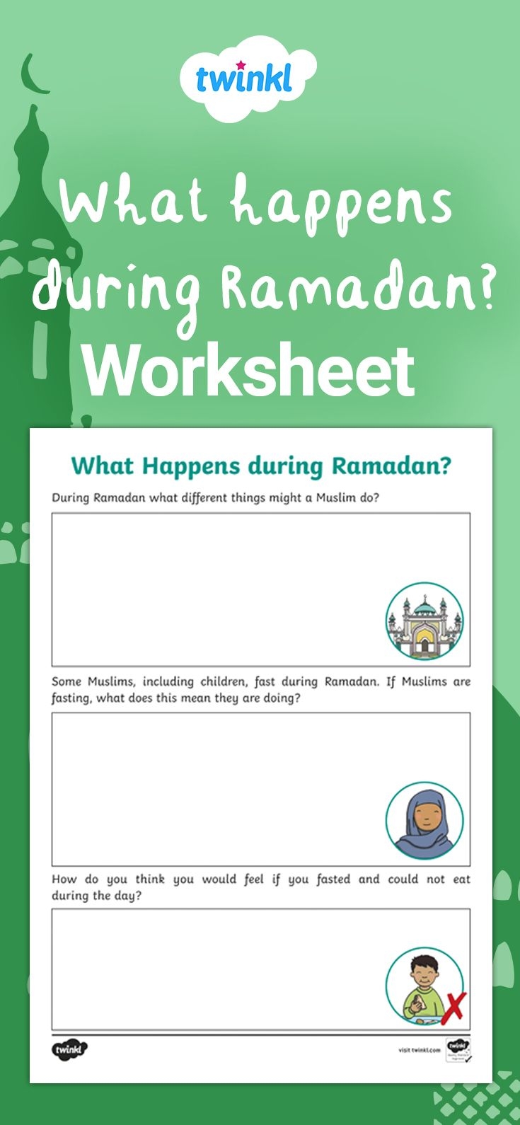 What Happens During Ramadan Worksheet Ramadan Homeschool Help 