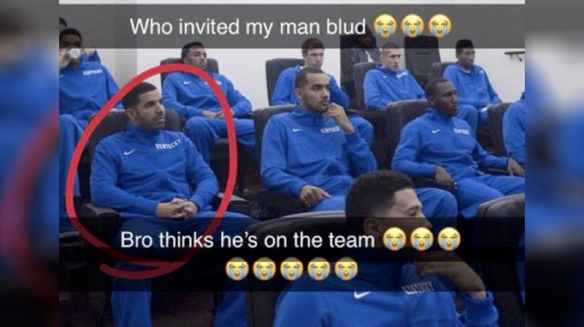 Who Invited My Man Blud Blank Template Imgflip