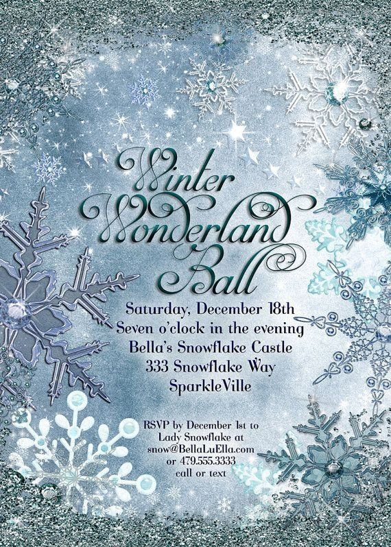 Winter Party Invitation Template