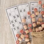 Wooden Lotto Barrels With Bag Playing Cards For Lotto Game Stock