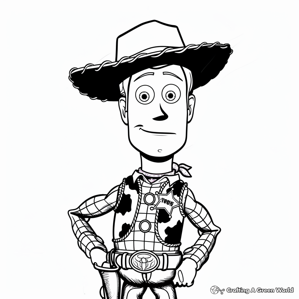 Woody Coloring Pages