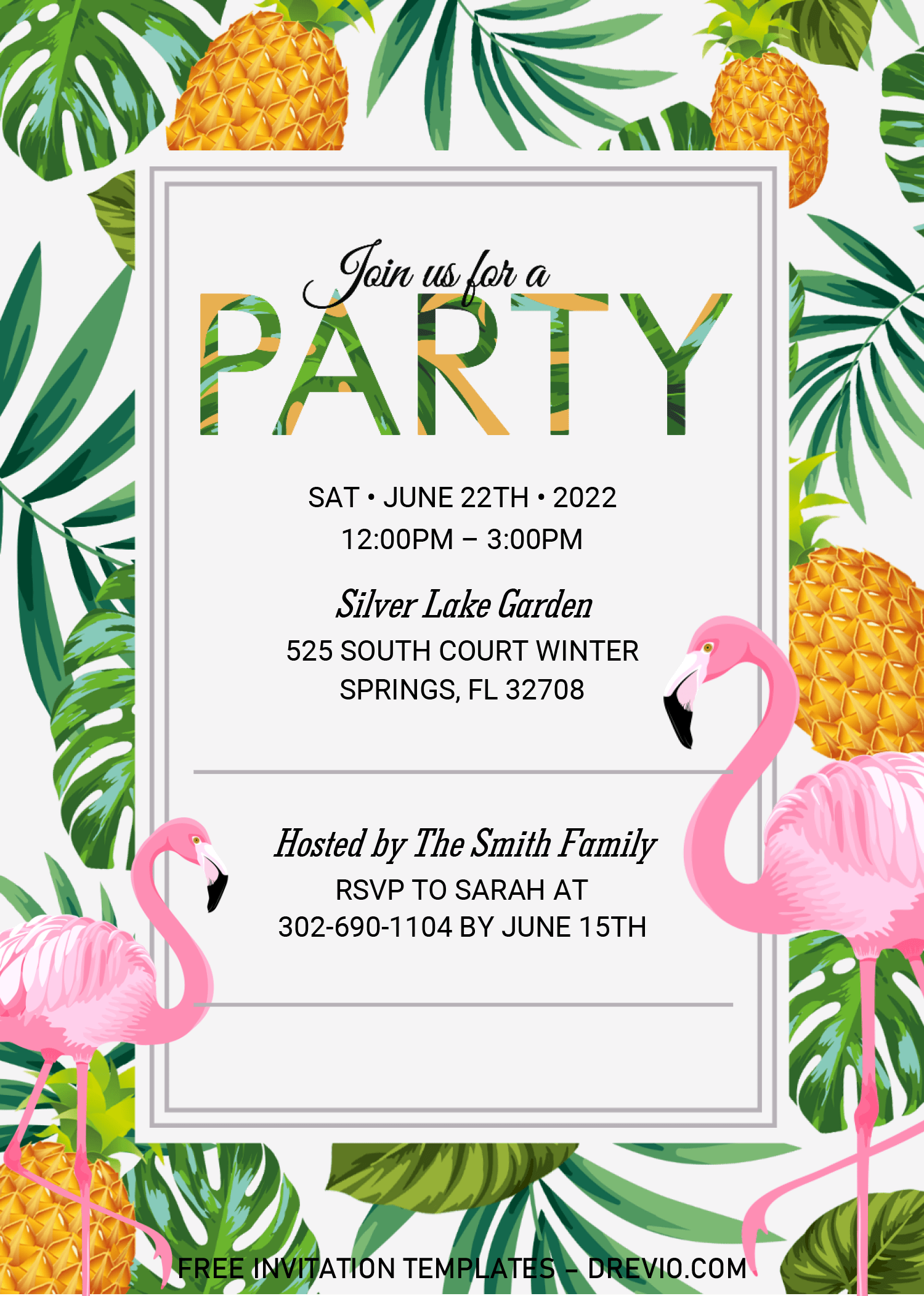 invitation template word