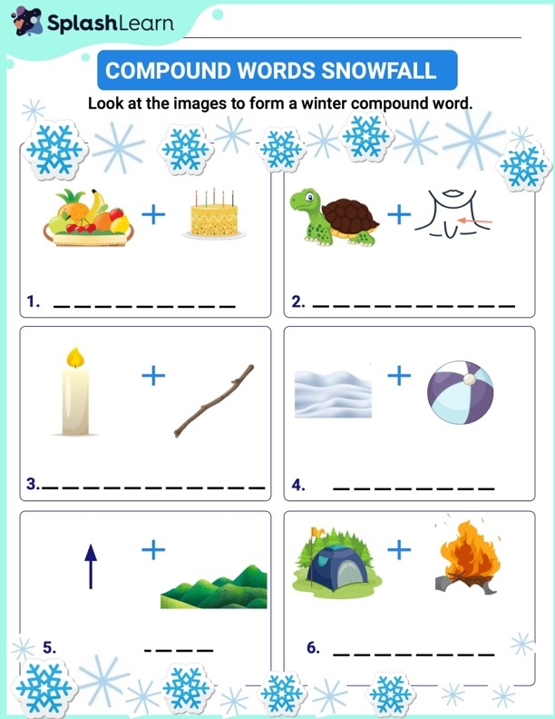 Write Compound Words Worksheets For Grade 2 K5 Learning Worksheets