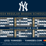 Yankees 2024 Schedule Printable Flore Jillana