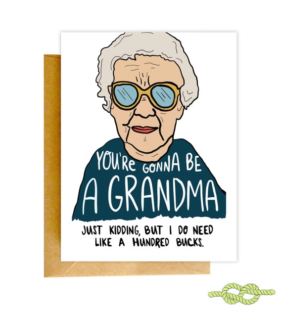Youre Gonna Be A Grandmother Mothers Day Card Walyou