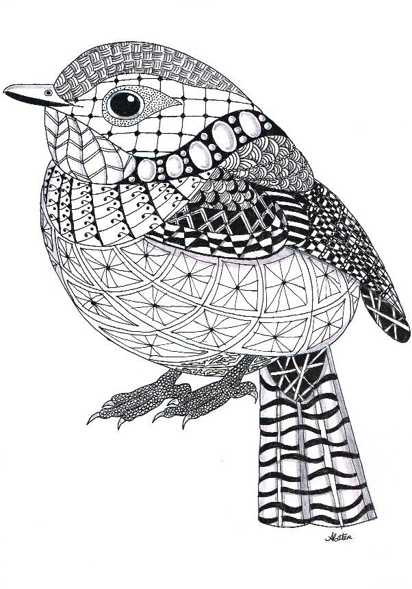 Zentangle Printable Worksheet