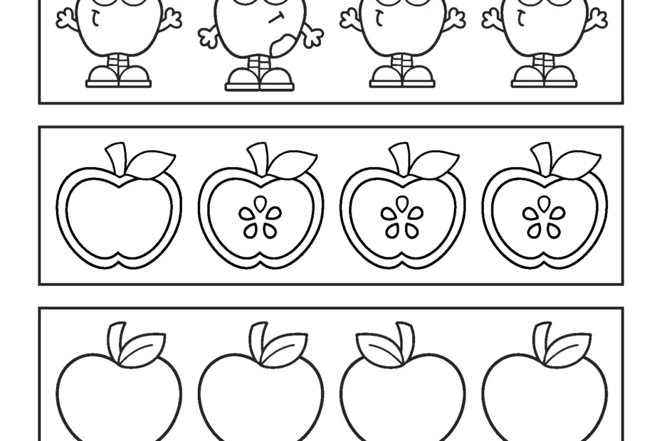 Apples Preschool Worksheets And Activities No Prep