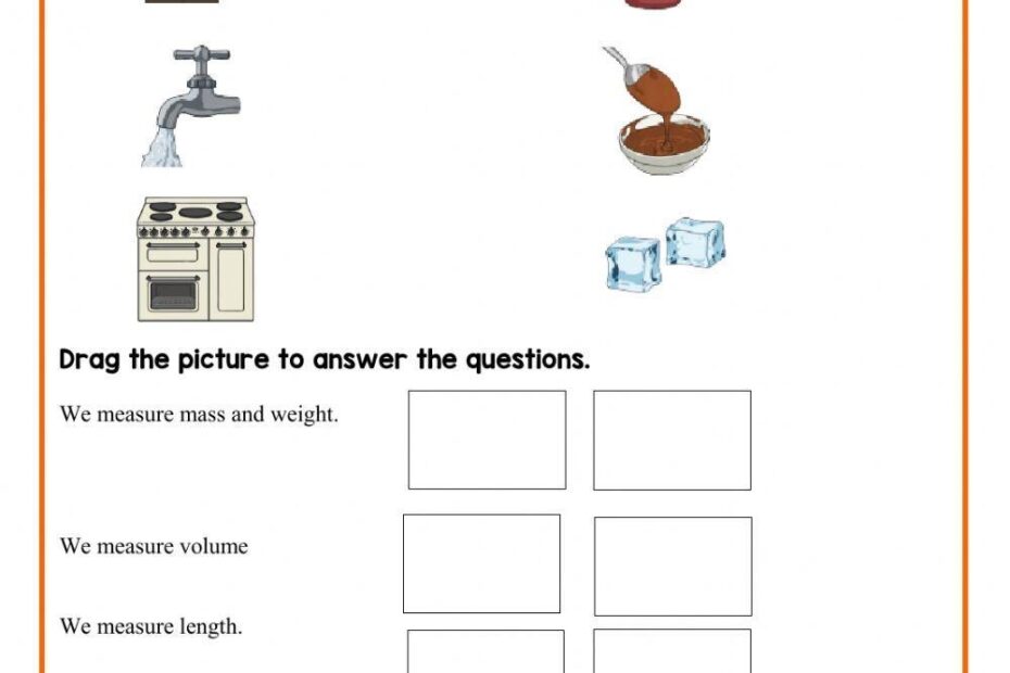 Change Of Matter And Measuring Matter Worksheet Worksheets Library
