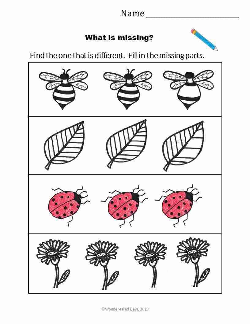preschool printables worksheets