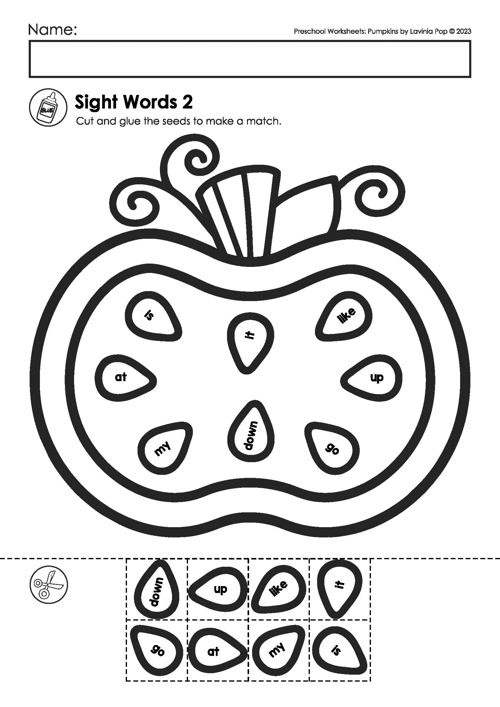 Pumpkins Preschool Worksheets And Activities No Prep
